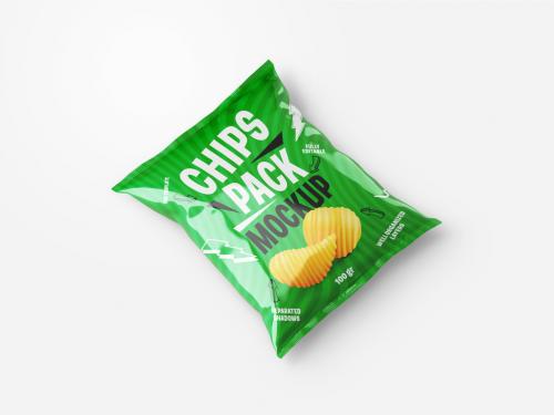 Potato Chips Packaging Mockup
 - 407053018