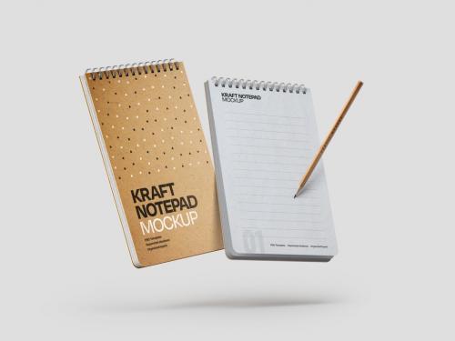 Kraft Notepad Mockup
 - 407057325