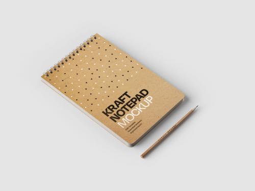 Kraft Notepad Mockup
 - 407057982