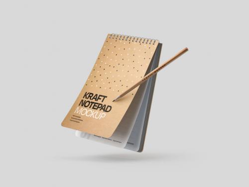 Kraft Notepad Mockup
 - 407058012