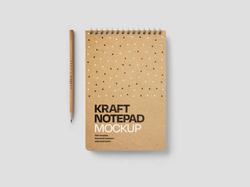 Kraft Notepad Mockup
 - 407058076