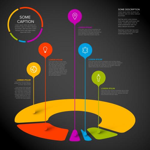 Pie Chart Infographic Layout - 407492840