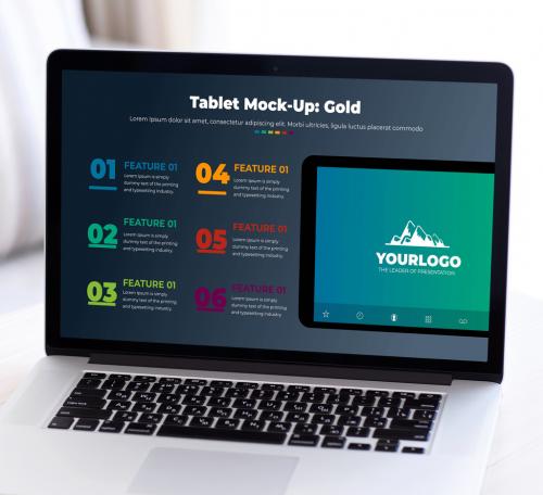 Tablet Features List Infographic - 407510690