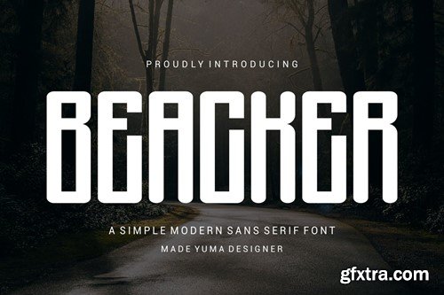 Beacker Font 5GV2QV3