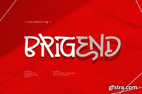 Brigend Font 9F3T4NE