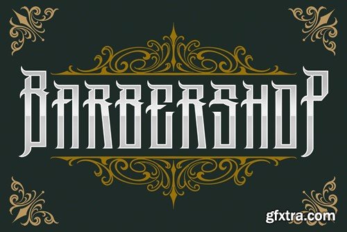 Mockrim Modern Blackletter Font UWR4952