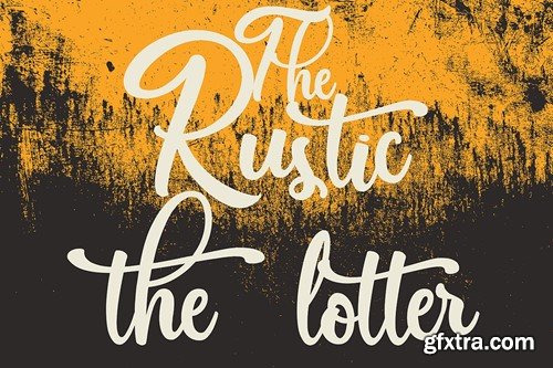 The Rustic - Script Font 8FR99BC