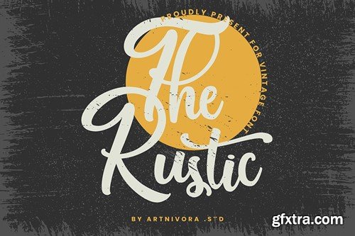 The Rustic - Script Font 8FR99BC