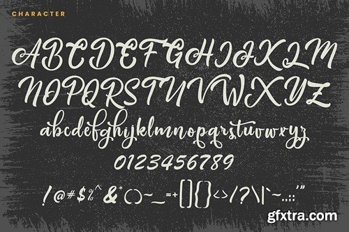 The Rustic - Script Font 8FR99BC