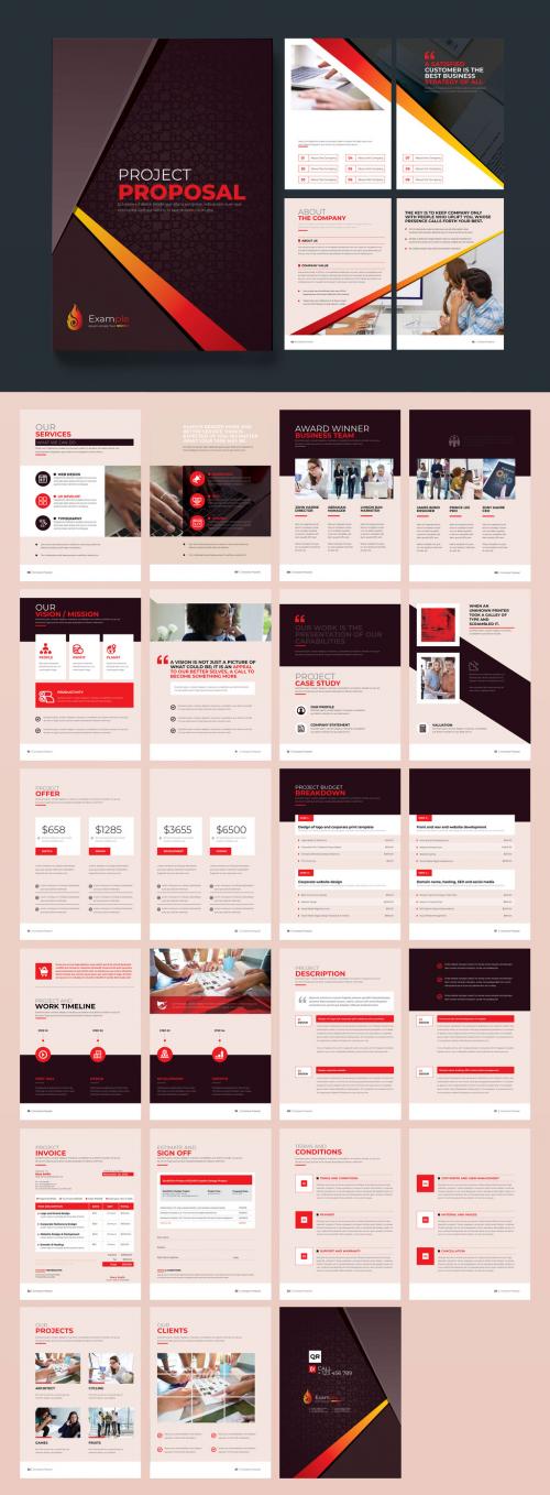 Creative Project Proposal Layout - 408382019