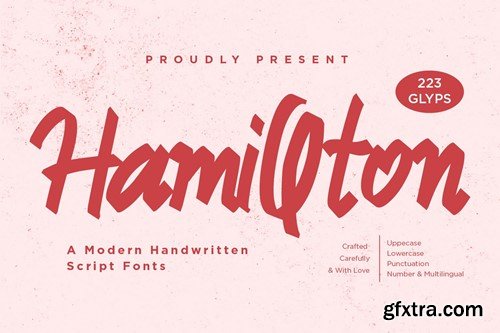 Hamillton - Handwritten Script fonts 7MG2J8A