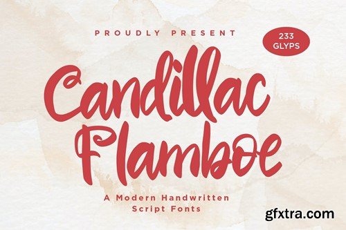 Candillac Flamboe - Handwritten Script fonts FPQBWNB