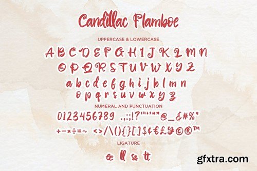 Candillac Flamboe - Handwritten Script fonts FPQBWNB