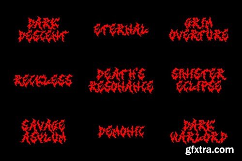 Trash Spectral - Death Metal Font 6VZYV55