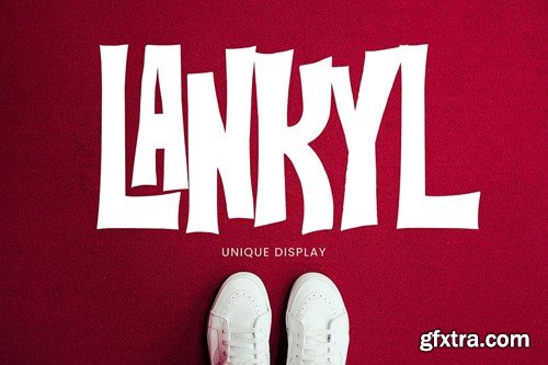 Lankyl - Unique Display Font SL4N3PY