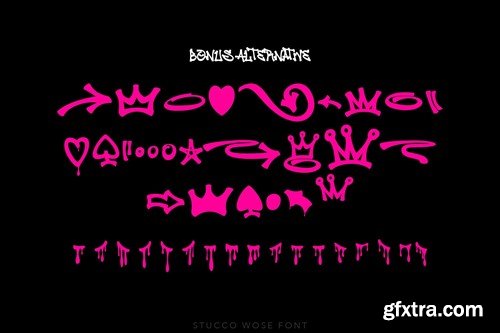 Stucco Wose Graffiti Font L9B3V5J