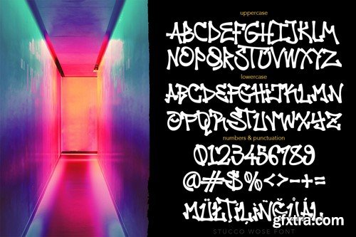 Stucco Wose Graffiti Font L9B3V5J