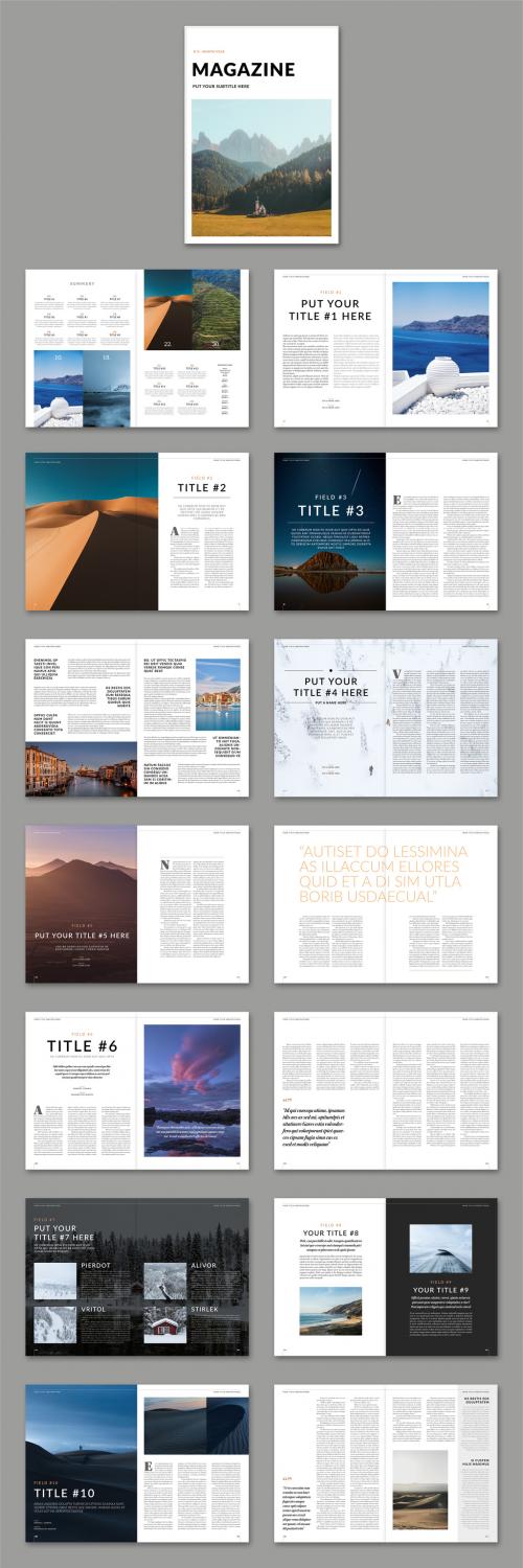 Classic Magazine Layout - 408606770