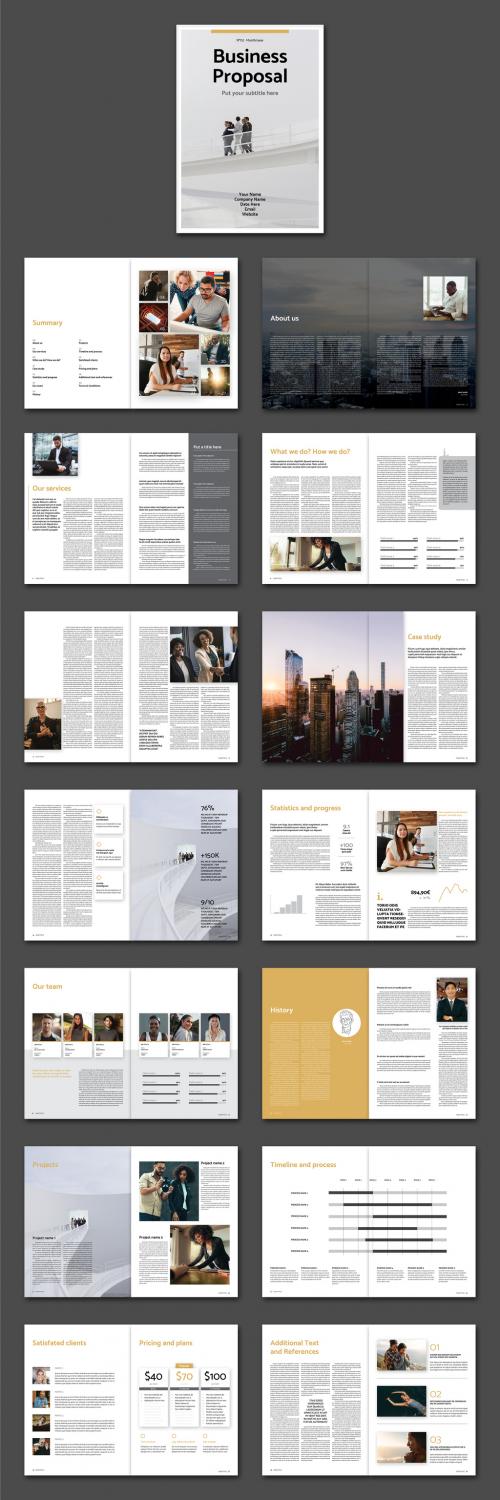 Business Proposal Layout - 408607872