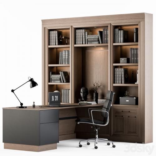 Office Furniture - T-Desk Manager Set 28