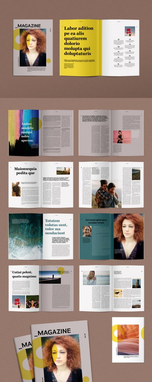 Modern Magazine Layout - 408845737