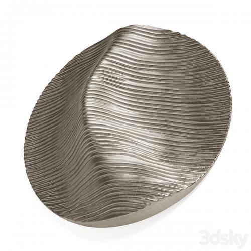 Waves variation Round wall panel