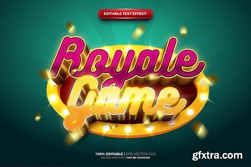 Luxury Game 3D Text Effect GTFVG7M