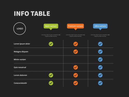 Table Layout with Three Plan Options - 408854646