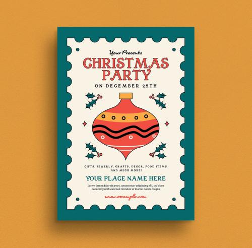 Christmas Event Flyer Layout - 408856852