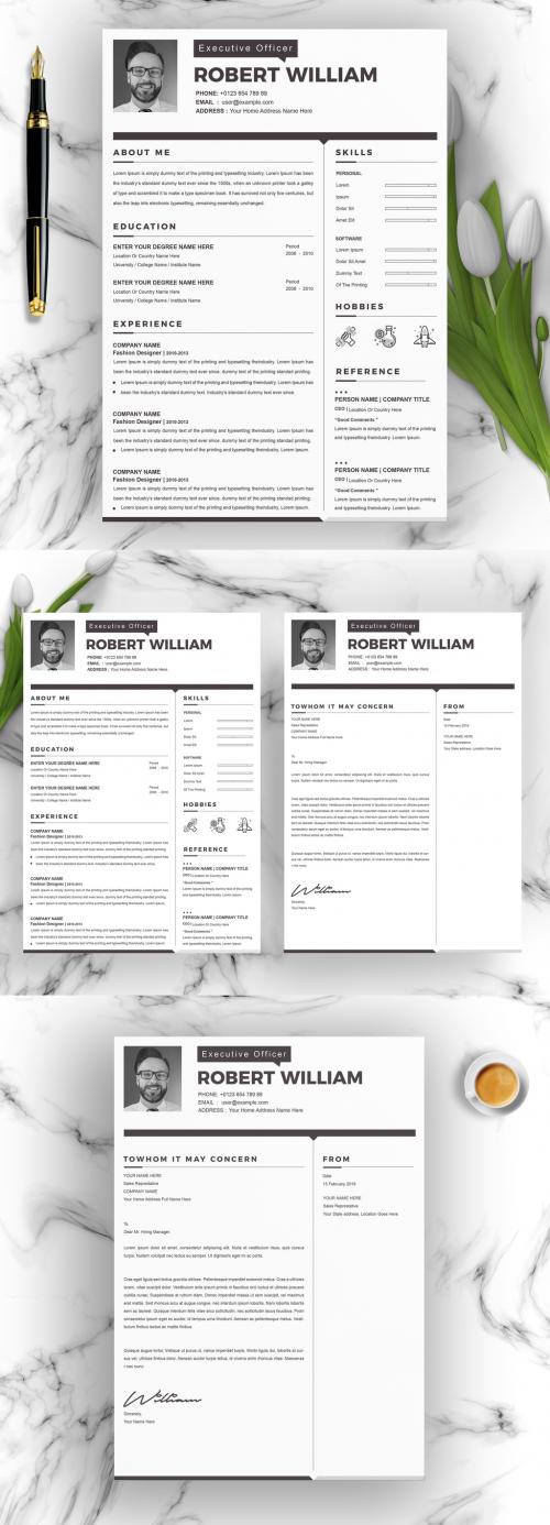 Professional Designer Resume Layout - 409286976