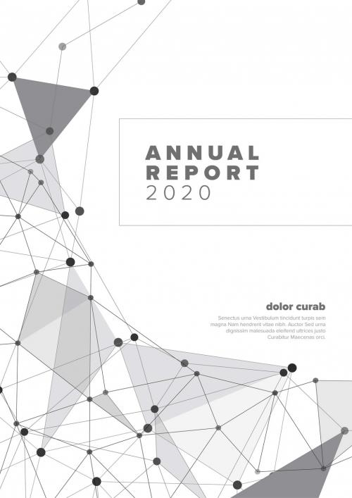 Annual Report Front Cover Page Layout - 409295799