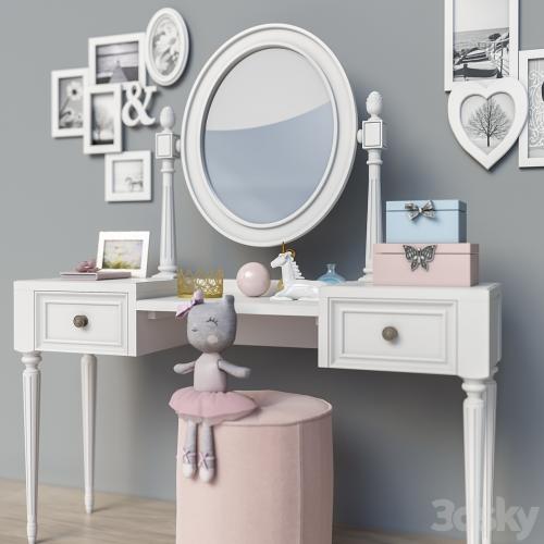 Dressing table (2 options for children, for adults) set 19