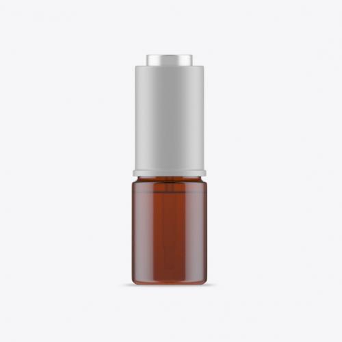 Amber Glass Dropper Bottle Mockup