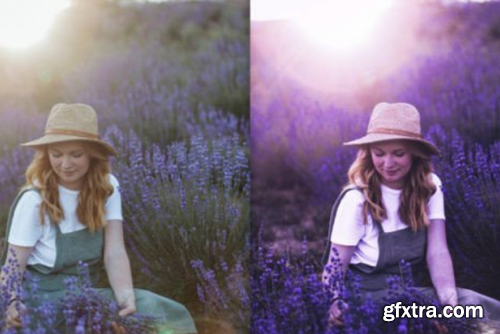 Moody Lavender Lightroom Presets