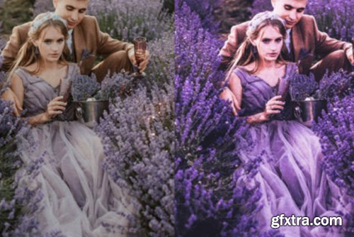 Moody Lavender Lightroom Presets