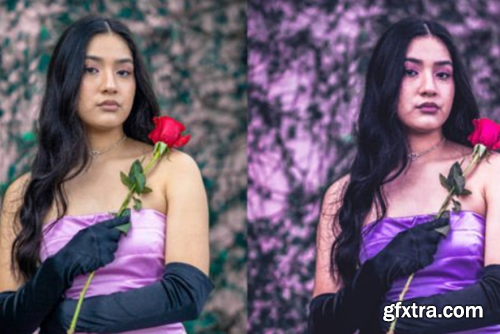 Moody Lavender Lightroom Presets