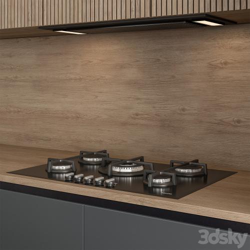 Kitchen Modern - Gray and Wood 107