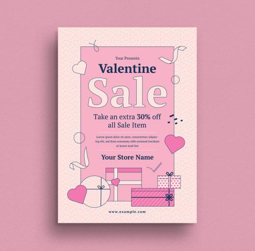 Valentine Sale Event Flyer - 411948009