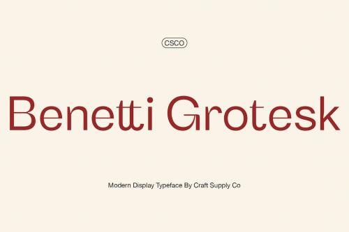 Benetti Grotesk