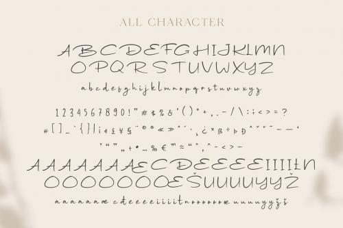 Wondeur - Modern Script Font