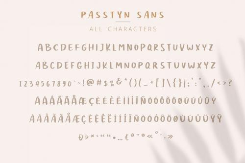 Passtyn - Handwritten Font Duo