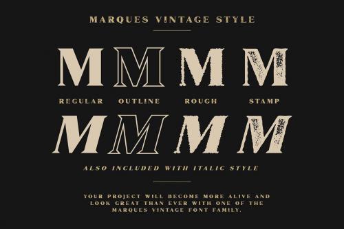 Marques Vintage Font Family