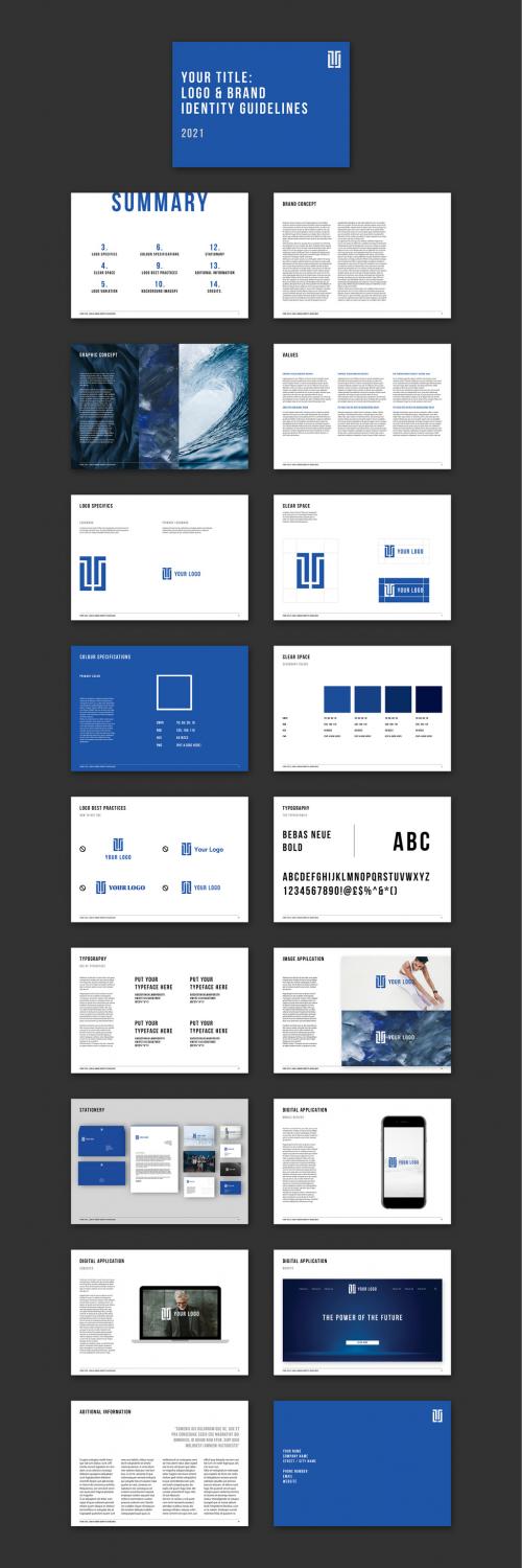 Brand Guidelines Manual Layout - 412308251