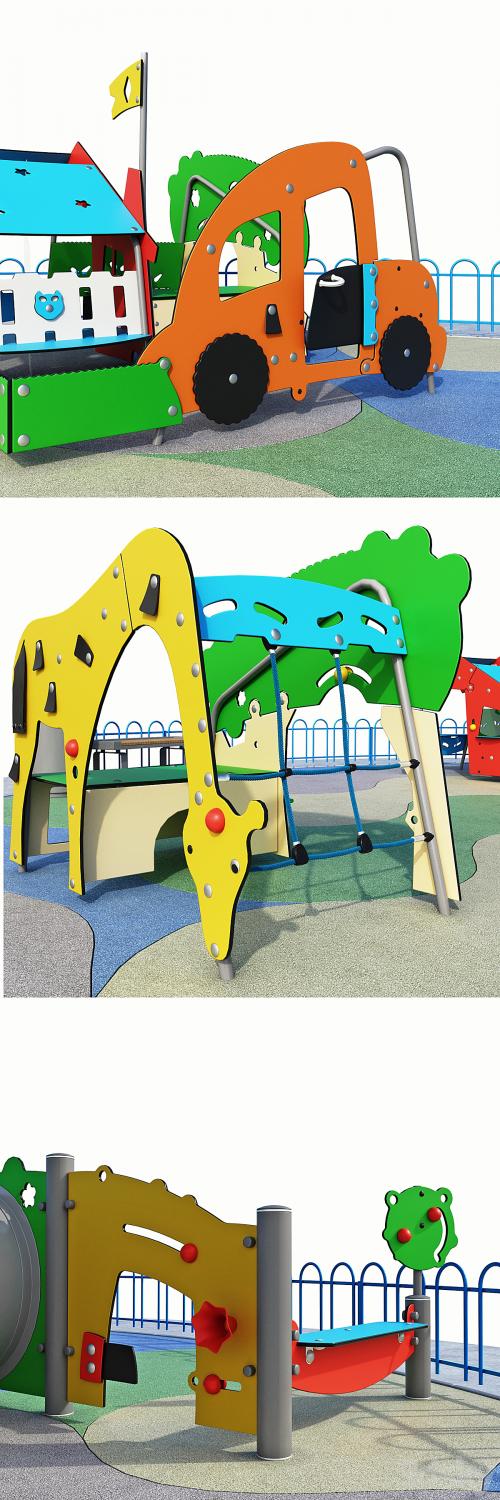 Children playground Kompan. Playground