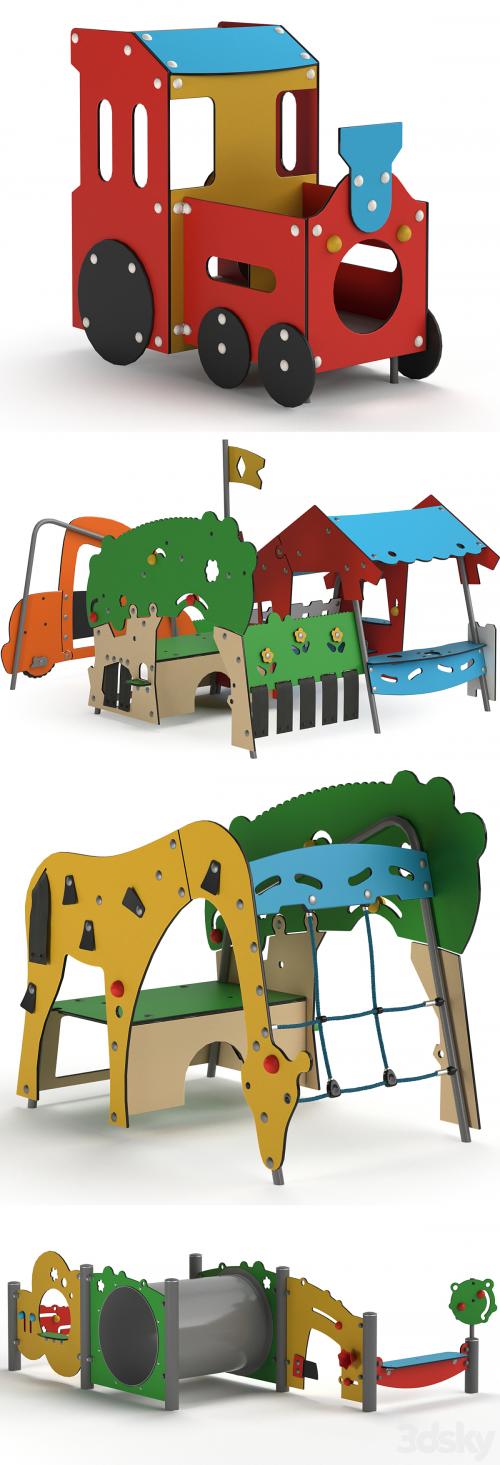 Children playground Kompan. Playground