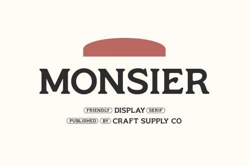 Monsier - Friendly Display Serif