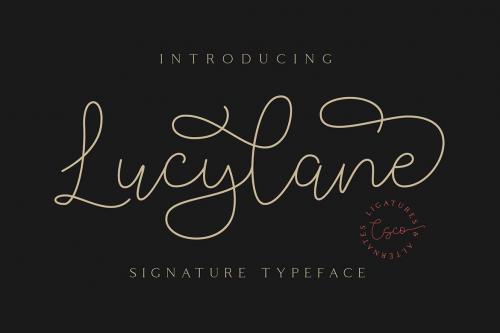 Lucylane - Signature Typeface