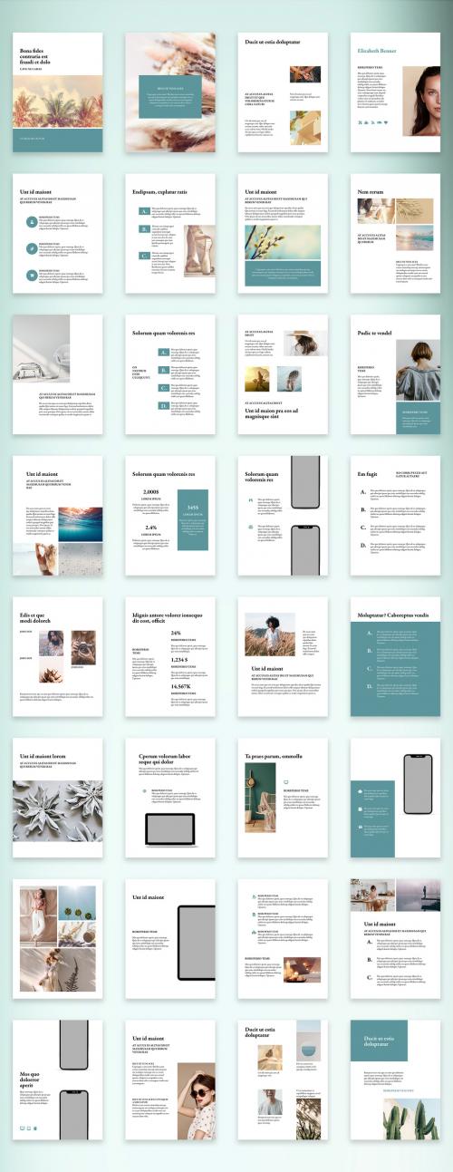 Style Guide and Portfolio for Blogger Layout - 412637072