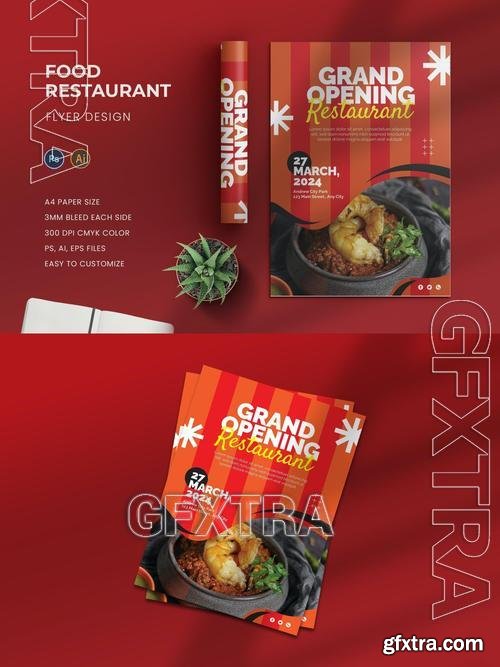 Food Restaurant Flyer H5QXCNB