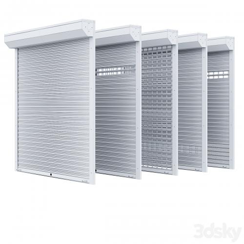 Roller shutter for garage